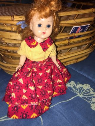 Vintage Vogue Ginny Doll Needs TLC Red Hair 4