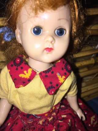 Vintage Vogue Ginny Doll Needs TLC Red Hair 5