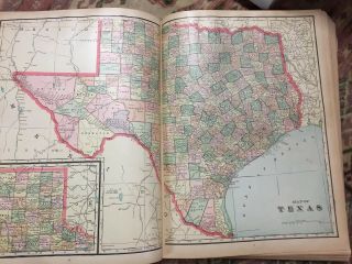 Antique Standard Census Atlas of the World Descriptive Pictorial 1911 8