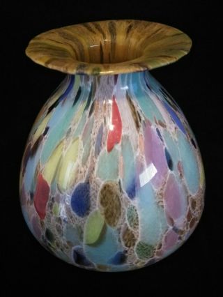 Fantastic Antique Murano Venetian Glass Vase