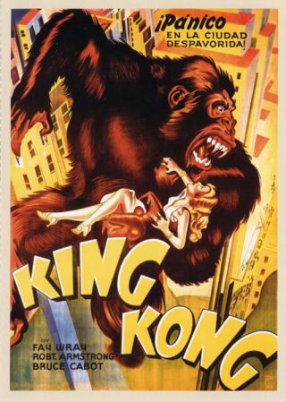 King Kong Fay Wray 1933 Vintage Movie Poster Print 17
