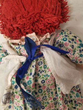 Vintage Raggedy Ann Doll - I Love You Heart On Chest - Approximately 15 