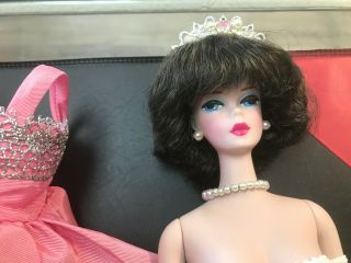 VINTAGE BARBIE IN SOPHISTICATED LADY GOWN MALAYSIA 1958 STAMPED 3
