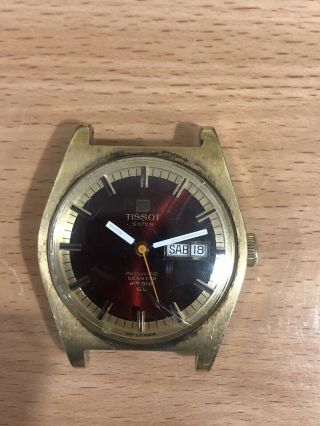Vintage Tissot Seastar Pr 516 Watch Or Repairs.