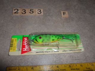 T2353 F Heddon Baby Zara Spook Fire Tiger Fishing Lure Nib