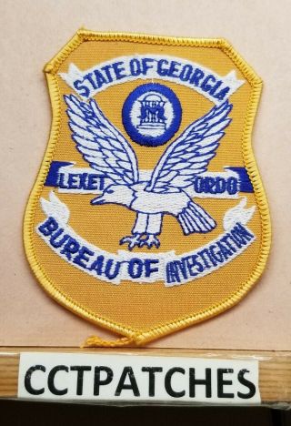 Georgia Bureau Of Investigation Police Shoulder Patch Ga