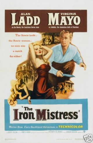The Iron Mistress Virginia Mayo Vintage Movie Poster Print