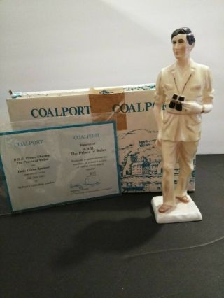 Prince Charles Of Wales Coalport Figurine 1981 Limited Edition Of 1000 637