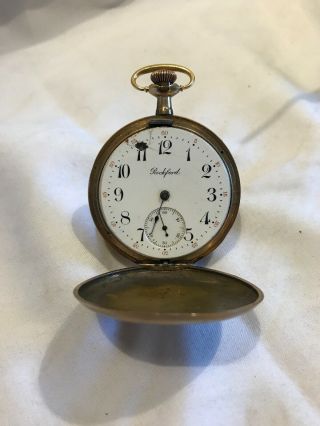 Vintage Rockford Pocket Watch With Elgin Case Or Not