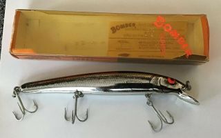 Vintage Bomber Fishing Lure Shallow Runner W/box Long A 7/8oz 16axmb