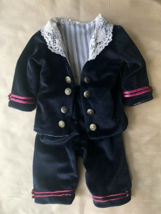 Cg Doll Clothing 2 Piece Boy Doll Suit For 19in - 20in Antique Doll Antique Lace