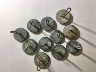 Vintage Duck Decoy Lead Weights Anchors Patina 2