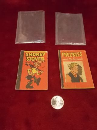 Old Vtg Antique 1937 - 38 Books " Smokey Stover  Freckles & His Friends "