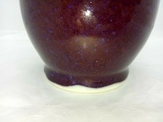 Vintage Antique Chinese Turquoise - Red Purple Flambe Glaze Porcelain Bottle Vase 7