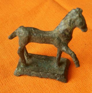 A242.  Roman Style Bronze Figure Of Horse.