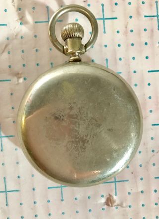 Antique Waterbury Pocket Watch Patented Series J - Not Running 2