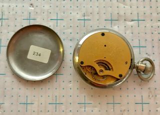 Antique Waterbury Pocket Watch Patented Series J - Not Running 3