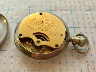Antique Waterbury Pocket Watch Patented Series J - Not Running 4
