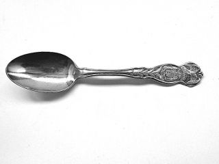 Vintage Souvenir Spoon Wm Rogers Mfg Co Maryland Silverplate 6 "