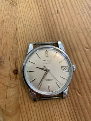 Olma Automatic Swiss Made Vintage Watch - Date Window 41 Jewels Incabloc Steel