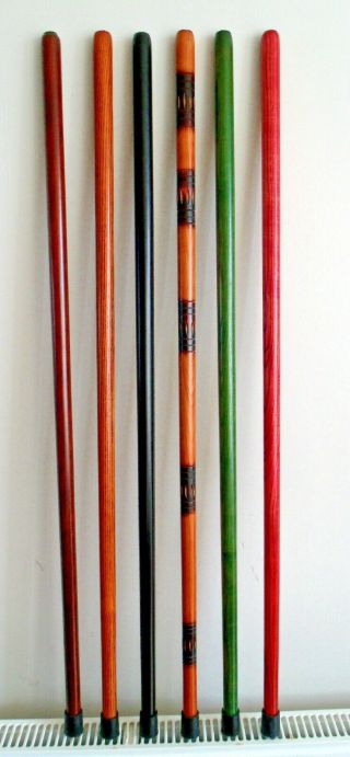 Shafts for Walking Stick Making Shank Stick making Staff Wood Canes Blank Pack 6 2