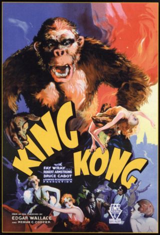 King Kong Fay Wray 1933 Vintage Movie Poster Item 1