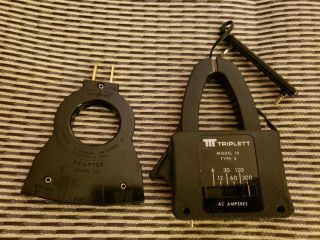 Triplett Model 10 (type 3) Current Clamp W/ Model 101 Multimeter Adapter