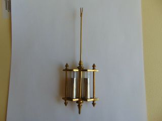 Antique Crystal Regulator Mercury Clock Pendulum Faux Mercury