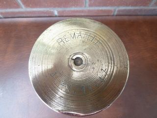 Decorated WW1 Antique Brass Trench Art Shell Case 6