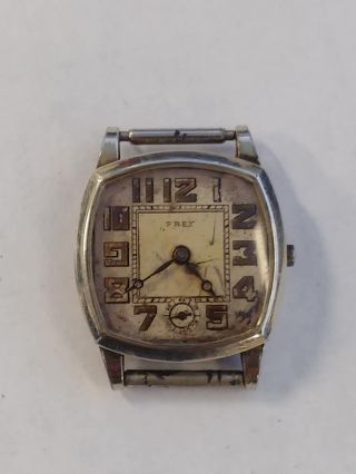 Vintage Frey & Co 15 Jewels 3 Adjustments Wrist Watch