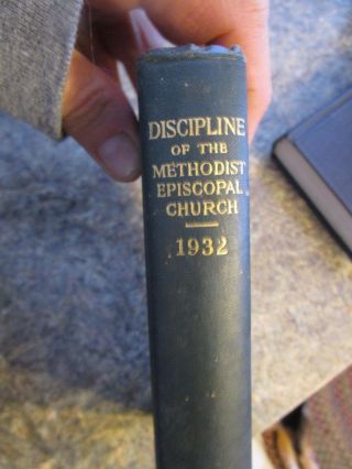 1932 Discipline Of The Methodist Episcopal Church Antique - Lotlud