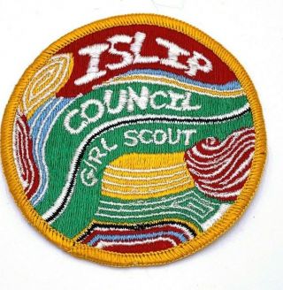 Islip Council Girl Scout Patch Gsa