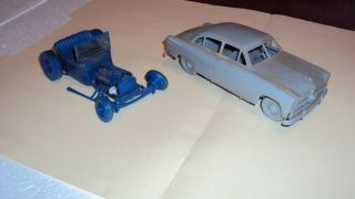 Vintage Pyro 1960s Issued 1/32 " Yankee Doodle " Hot Rod & 49 Ford Builders Parts