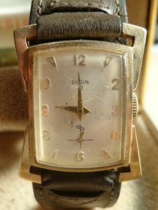 Vintage Elgin " 19 " Wristwatch - 714 Mov 