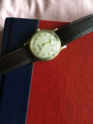 Vintage Helvetia Mans Rolled Gold Wind Watch 5