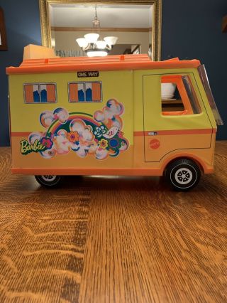 Vintage Mattel 1970 Barbie Country Camper With Accessories In Photo