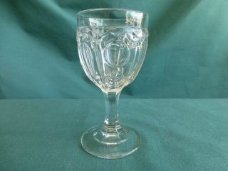 Flint Antique Washington Early American Pattern Glass Wine Glass