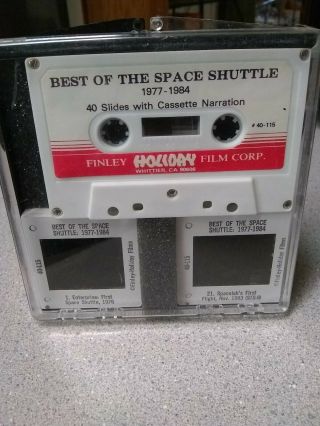 " Best Of The Space Shuttle,  " 40 Slides,  Narrative Cassette