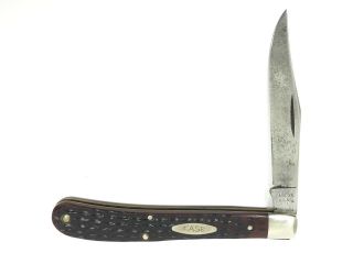 1978 Case Xx Slimline Trapper Knife 61048 Jigged Delrin 1794 - Ms