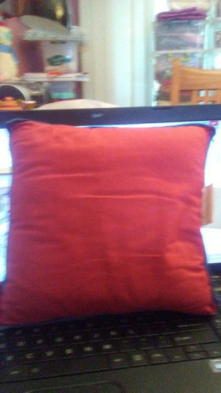 1950 ' s Elvis Presley Pillow Rare Red Back w/blue piping 2