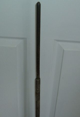 1870 ' s 1880 ' s Antique Lightning Rod Weathervane Cast Iron Mast & Balls 2