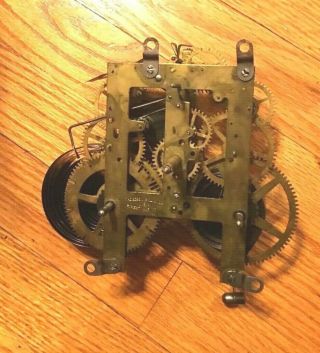 Antique Sessions Mantel Clock Movement For Parts/ Repair