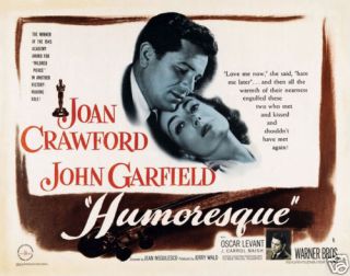 Humoresque Joan Crawford Vintage Movie Poster Print