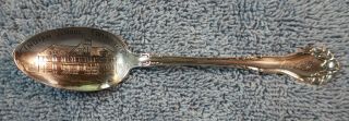 Rare Antique Vintage Sterling Silver Souvenir Spoon Indian School Tomah Wi