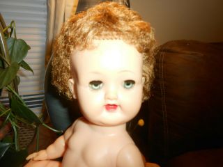12 inch Ideal Betsy Wetsy Vinyl Doll Vintage 1950 ' s Rooted hair 2