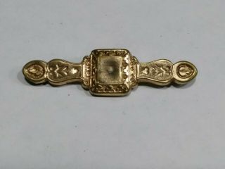 Antique Gold Filled Victorian Bar Pin