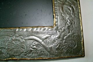 vintage Arts and Crafts metal photo picture Frame 27 x 21 cm 4