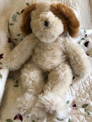 Build A Bear Tan And Brown Puppy Dog Scruffy Vintage