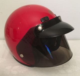 Vintage Vector Sports Helmet W/ Face Guard,  Size X - Large