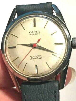 Vintage Olma Sea Cup - 17 Jewels - Men 
